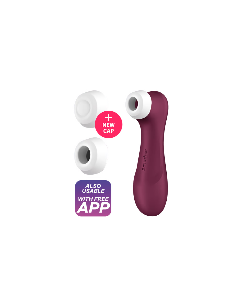 SATISFYER PRO 2 GENERACI N 3 - VINHO TINTO BLUETOOTH & APP SATISFYER PRO 2 GENERACI N 3 - VINHO TINTO BLUETOOTH & APP