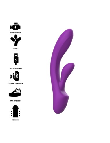 INTENSO - LUIGI VIBRATOR COELHO SILICONE ROXO