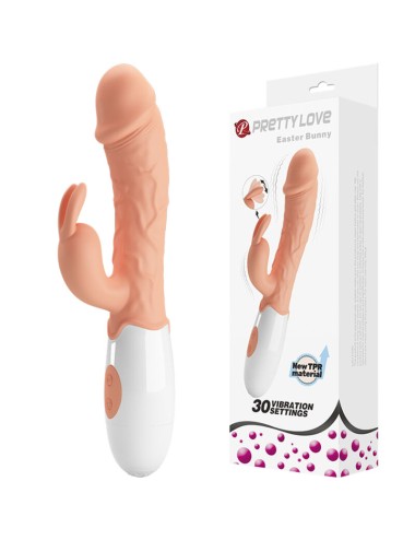 PRETTY LOVE - VIBRADOR COELHO DA PÁSCOA COM ESTIMULADOR