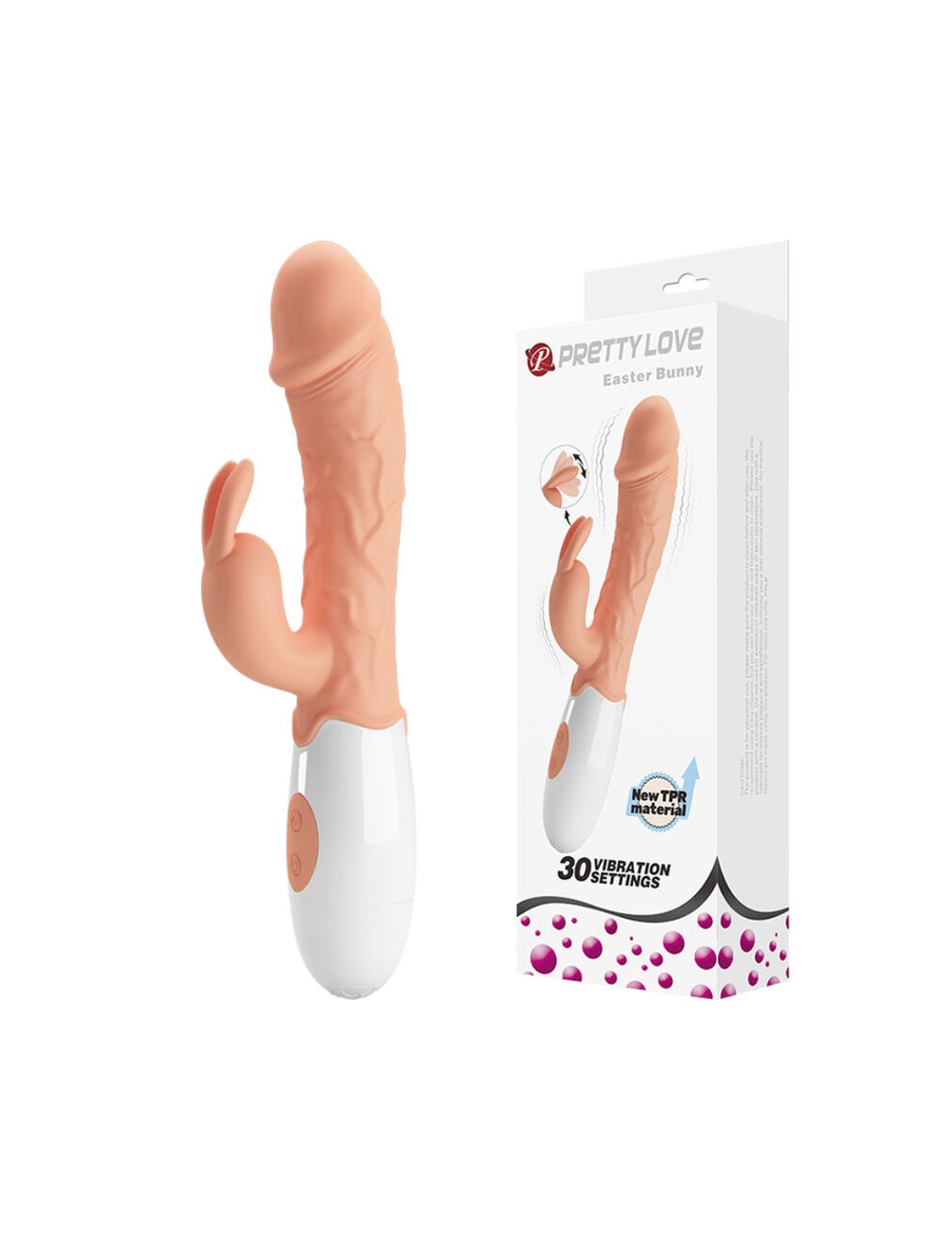 PRETTY LOVE - VIBRADOR COELHO DA PÁSCOA COM ESTIMULADOR PRETTY LOVE - VIBRADOR COELHO DA PÁSCOA COM ESTIMULADOR