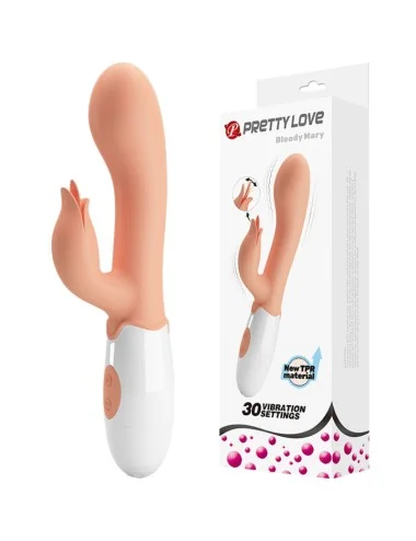 PRETTY LOVE - VIBRADOR BLOODY MARY COM ESTIMULADOR