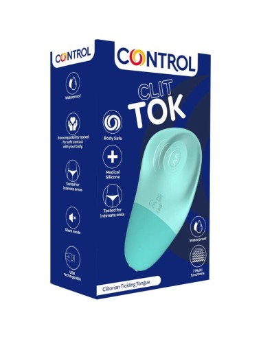 CONTROLE - CLIT TOK RECARREGÁVEL CL TORIS ESTIMULADOR DE LÍNGUA