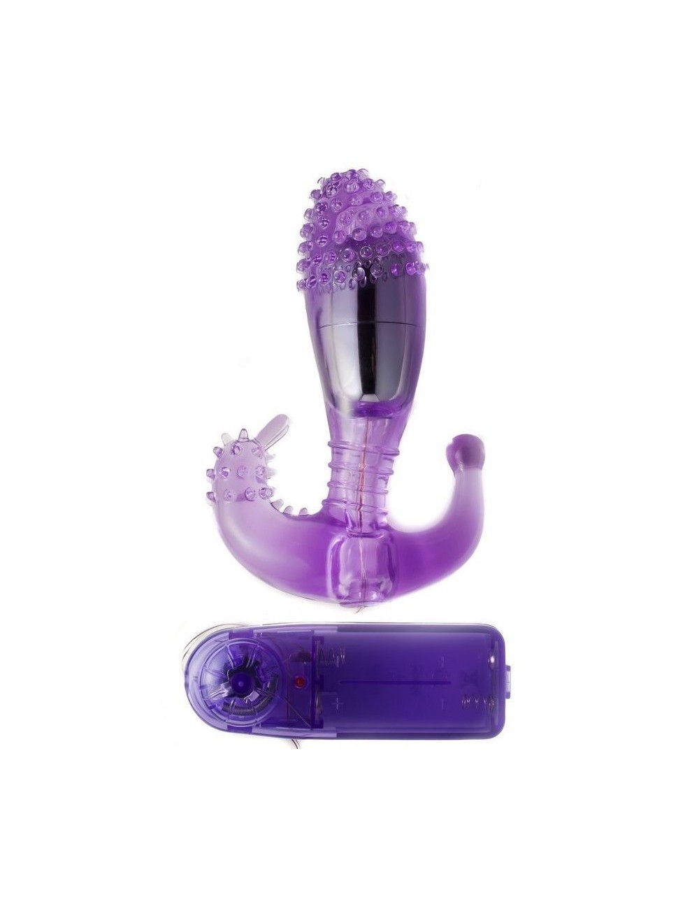 ESTIMULADOR  LILA VAGINAL Y ANAL CON VIBRACION