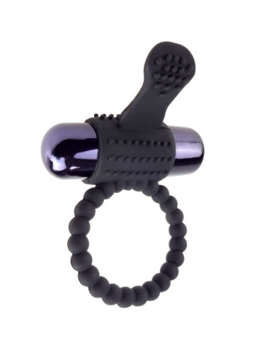 ANEL VIBRANTE DE SILICONE PRETO FANTASY C-RING