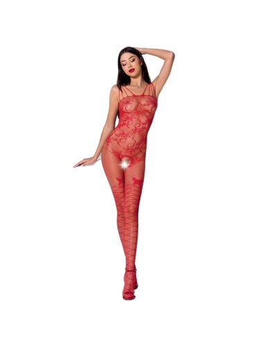 MULHER PAIXÃO BS076 BODYSTOCKING ONE SIZE RED