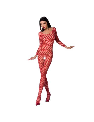 MULHER PAIXÃO BS077 BODYSTOCKING ONE SIZE RED