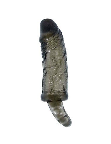 BAILE - BAINHA DE EXTENSO DE PÊNIS COM ALA PARA TESTÍCULOS 11.5 CM