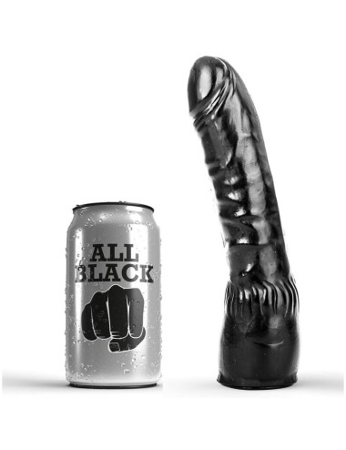 ALL BLACK DILDO 20CM