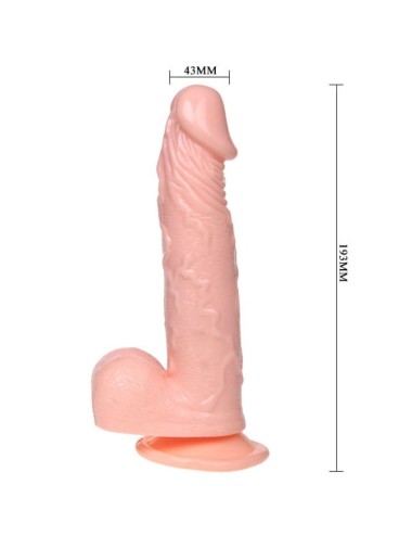 DANÇA - DILDO INFLÁVEL REALISTA COM VENTOSA 15 CM