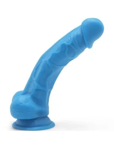 Caia na Real - HAPPY DICKS 19 CM COM BOLAS AZUIS