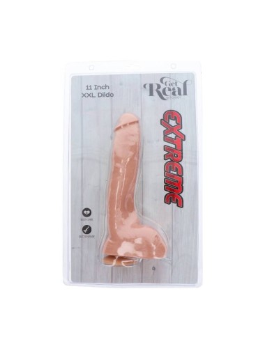 GET REAL - EXTREME XXL DILDO 28 CM PELE