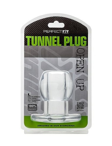 PERFECT FIT ASS TUNNEL PLUG SILICONE CLEAR L