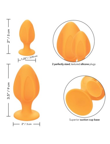 CALEXOTICS - CHEEKY BUTTPLUG LARANJA