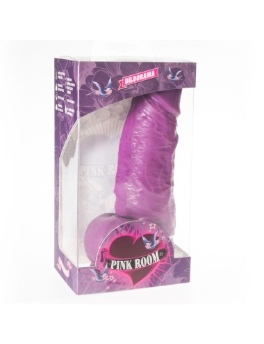 PINK ROOM - DILDO REALISTA DAYAN ROXO 17 CM