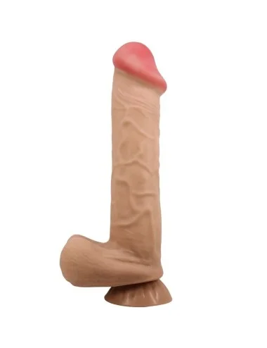 PRETTY LOVE - SÉRIE SLIDING SKIN DILDO REALÍSTICO COM VENTOSA DESLIZANTE PELE CARNE 26 CM