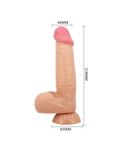 PRETTY LOVE - SÉRIE SLIDING SKIN DILDO REALÍSTICO COM VENTOSA DESLIZANTE PELE 21