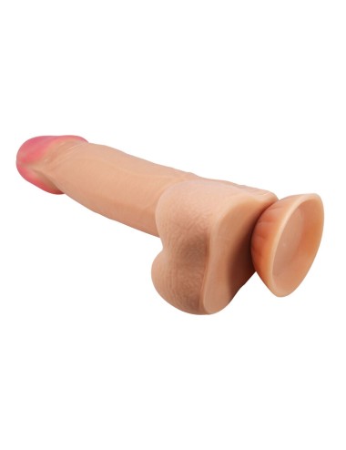 PRETTY LOVE - SÉRIE SLIDING SKIN DILDO REALÍSTICO COM VENTOSA DESLIZANTE PELE 21,8 CM
