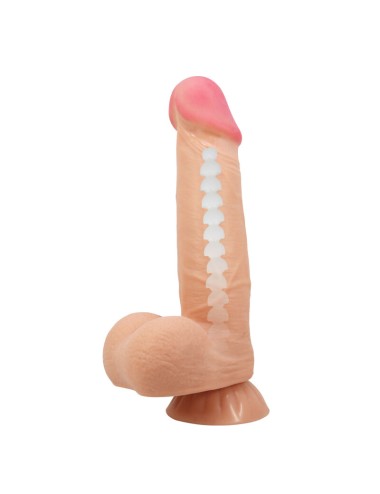 PRETTY LOVE - SÉRIE SLIDING SKIN DILDO REALÍSTICO COM VENTOSA DESLIZANTE PELE 21,8 CM