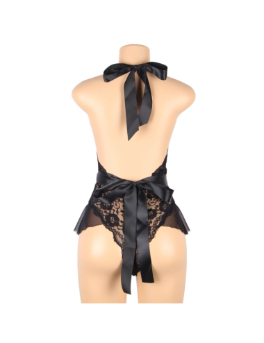 QUEEN LINGERIE - LOW LOW LACE TEDDY L/XL