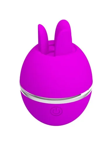 PRETTY LOVE - VIBRADOR DE SILICONE REDONDO ROXO BOLA GEMINI