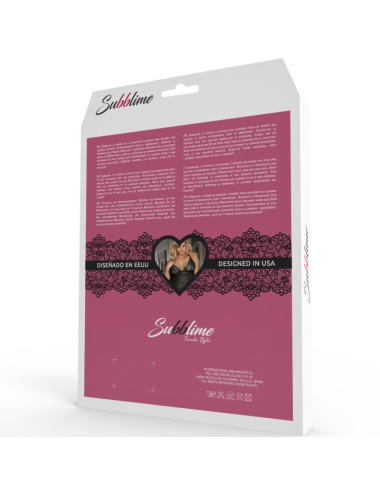SUBBLIME - QUEEN PLUS LACE PEIGNOIR MANGAS ALARGADAS