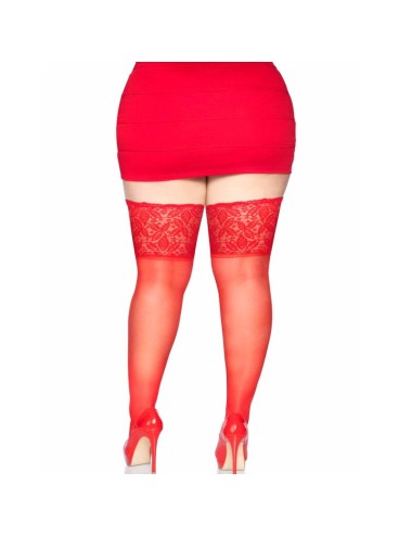 LEG AVENUE - STAY UPS SHEER THIGH UP PLUS SIZE