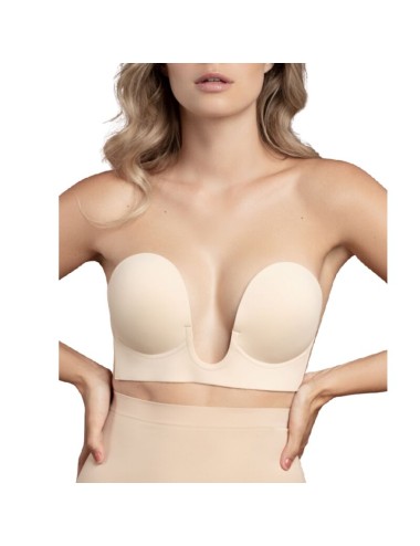 BYE-BRA - SUTI SEM ALAS EN U BEIGE COPO A