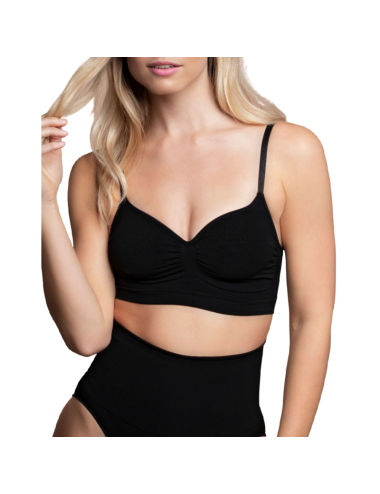 BYE-BRA - MEDIUM CONTROL SUTI SEM PONTOS PRETO TAMANHO S