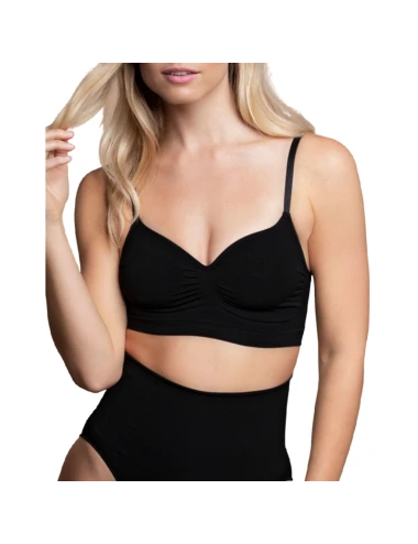 BYE-BRA - MEDIUM CONTROL SUTI SEM PONTOS PRETO TAMANHO S