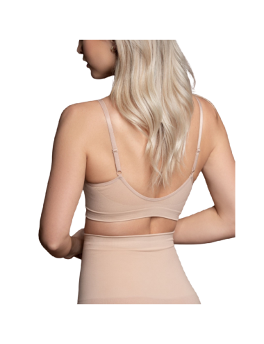 BYE-BRA - MEDIUM CONTROL SUTI SEM PONTOS BEIGE TAMANHO S