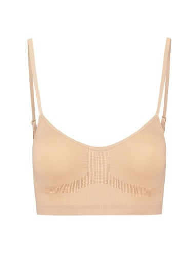 BYE-BRA - MEDIUM CONTROL SUTI SEM PONTOS BEIGE TAMANHO S