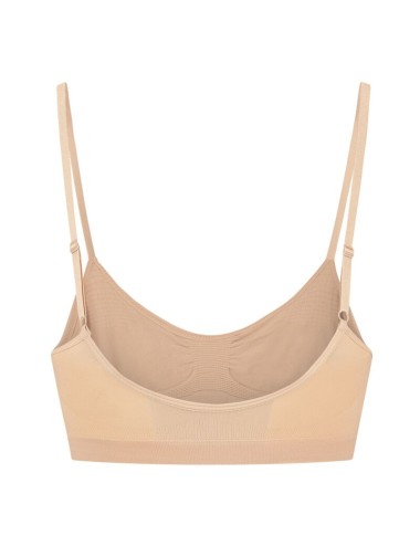 BYE-BRA - MEDIUM CONTROL SUTI SEM PONTOS BEIGE TAMANHO S