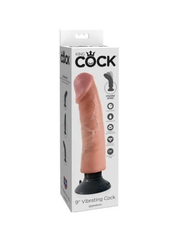 KING COCK KING COCK VIBRADOR DILDO 23 CM NATURAL