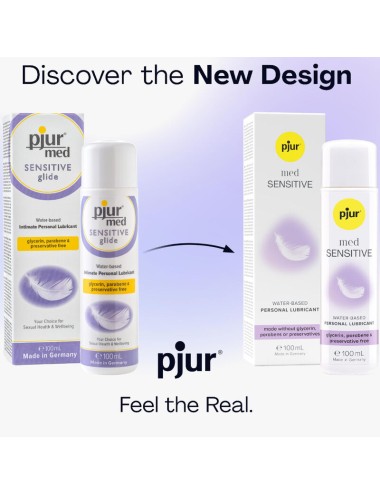 PJUR - MED SENSITIVE GLIDE LUBRIFICANTE BASE DE GUA 100 ML