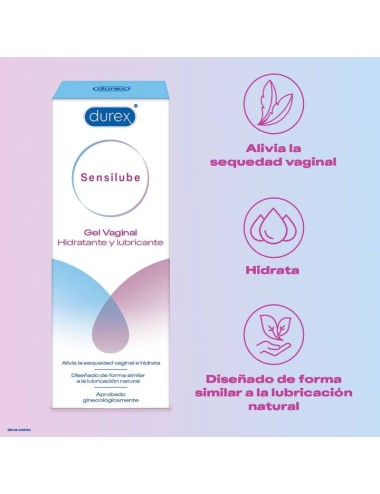 DUREX - SENSILUBE GEL LUBRIFICANTE HIDRATANTE 40 ML