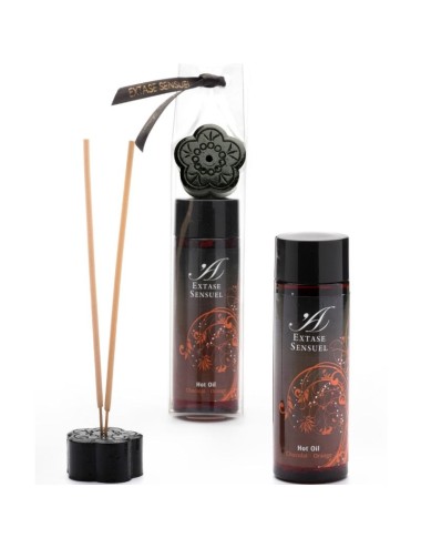 EXTASE SENSUAL - ÓLEO ESTIMULANTE DE CHOCOLATE E LARANJA 100 ML