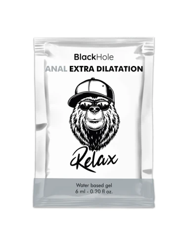BLACK HOLE WATER BASE GEL ANAL DILATION 6 ML