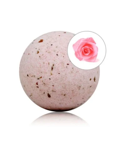 TALOKA - BOMBA DE BANHO PERFUME DE ROSAS COM PÉTALAS DE ROSA