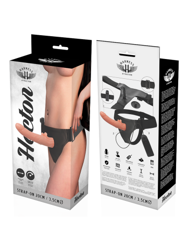 HARNESS ATTRACTION - RNES VIBRADOR HECTOR 20 CM -O- 3,5 CM