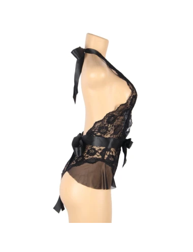 QUEEN LINGERIE - LOW LOW LACE TEDDY L/XL