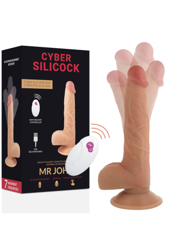 CYBER SILICOCK - CONTROLE REMOTO REALÍSTICO MR JOHN 23.88 CM -O- 4.3 CM