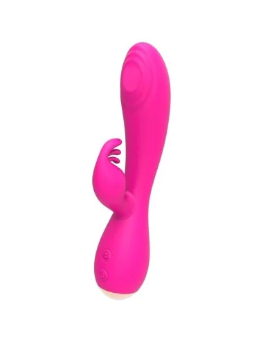 CABEÇAS ESTIMULANTES TRIPLAS COM VIBRADOR DE COELHO MAGIC STICK NALONE - ROSA