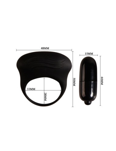 PRETTY LOVE - ANEL VIBRADOR PRETO BERTRAM BERTRAM PRETO