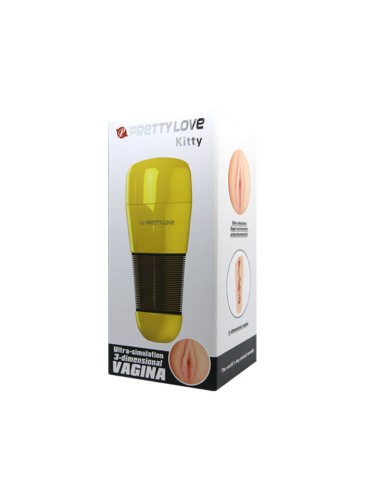PRETTY LOVE - MASTURBADOR MASCULINO KITTY ULTRA VAGINA SIMULATION
