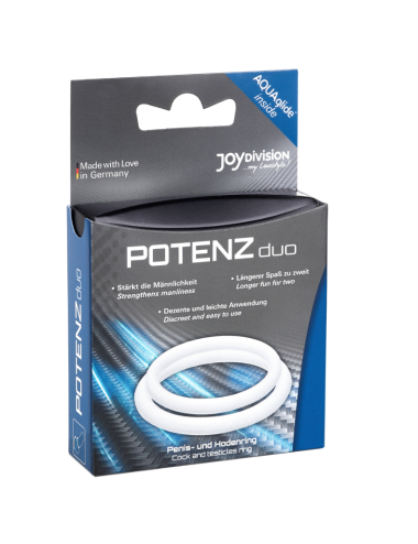 JOYDIVISION POTENZDUO - RINGS BRANCO - M