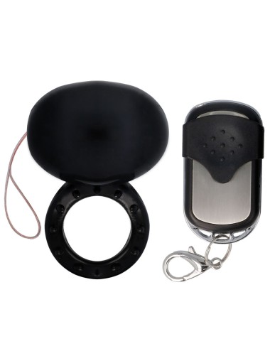 SPIRIT - VIBRADOR DE CONTROLE REMOTO ANEL GALO PRETO