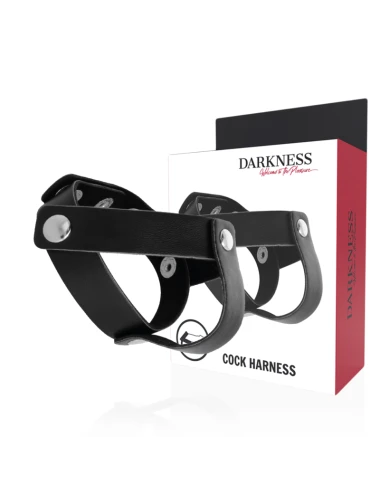 DARKNESS LEATHER C / B STRAP H-PIECE DIVIDE