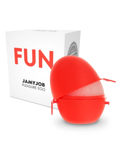 JAMYJOB EGG MASTURBATOR RED EDITION DISCRETT