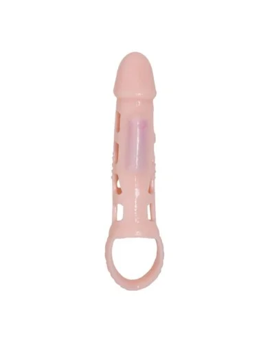 BAILE FUNDA EXTENSORA PENE CON VIBRACION Y STRAP 13.5 CM
