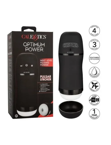 CALEX OPTIMUM POWER STROKER VIBRAÇÃO E FUNÇÕES DE SUCÇÃO